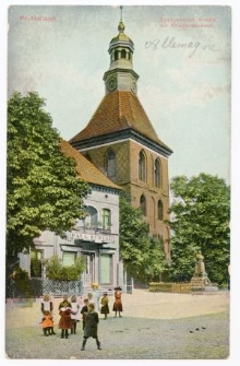 Pocztówka - Pr. Holland [Pasłęk] Evangelische Kirche