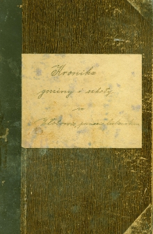 Kronika gminy i szkoły w Złotowie, powiecie lubawskim