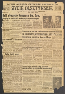Życie Olsztyńskie : pismo ziemi warmińsko-mazurskiej, 1949, nr 149