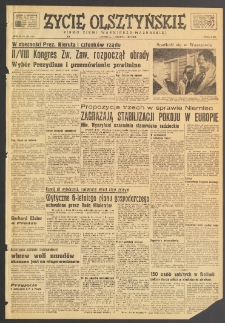 Życie Olsztyńskie : pismo ziemi warmińsko-mazurskiej, 1949, nr 150