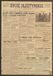 Życie Olsztyńskie : pismo ziemi warmińsko-mazurskiej, 1949, nr 163