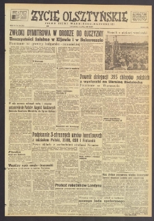 Życie Olsztyńskie : pismo ziemi warmińsko-mazurskiej, 1949, nr 184