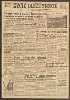 Życie Olsztyńskie : pismo ziemi warmińsko-mazurskiej, 1949, nr 192