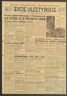 Życie Olsztyńskie : pismo ziemi warmińsko-mazurskiej, 1949, nr 257