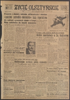 Życie Olsztyńskie : pismo ziemi warmińsko-mazurskiej, 1949, nr 274