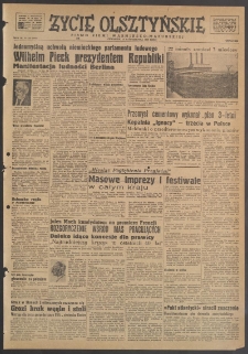 Życie Olsztyńskie : pismo ziemi warmińsko-mazurskiej, 1949, nr 282