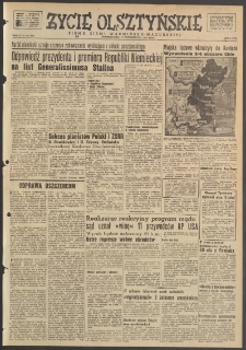 Życie Olsztyńskie : pismo ziemi warmińsko-mazurskiej, 1949, nr 286