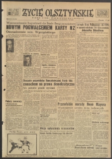 Życie Olsztyńskie : pismo ziemi warmińsko-mazurskiej, 1949, nr 293