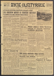 Życie Olsztyńskie : pismo ziemi warmińsko-mazurskiej, 1949, nr 302