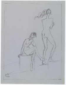 [Akt siedzący i stojący]