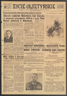 Życie Olsztyńskie : pismo ziemi warmińsko-mazurskiej, 1949, nr 308