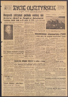 Życie Olsztyńskie : pismo ziemi warmińsko-mazurskiej, 1949, nr 318