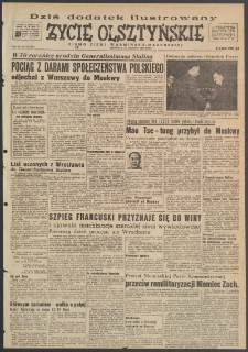 Życie Olsztyńskie : pismo ziemi warmińsko-mazurskiej, 1949, nr 348