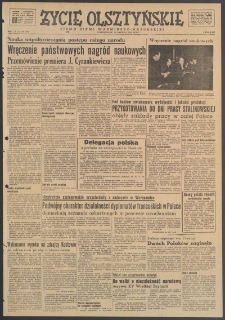 Życie Olsztyńskie : pismo ziemi warmińsko-mazurskiej, 1949, nr 349