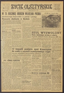 Życie Olsztyńskie : pismo ziemi warmińsko-mazurskiej, 1951, nr 6