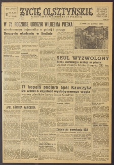 Życie Olsztyńskie : pismo ziemi warmińsko-mazurskiej, 1951, nr 6