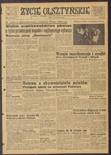 Życie Olsztyńskie : pismo ziemi warmińsko-mazurskiej, 1951, nr 10