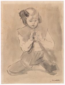 [Dziewczynka ze słomką]