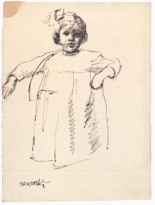 [W szerokiej sukience]