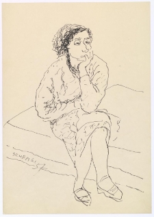 [Zamyślona na wersalce]