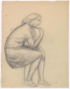 [Zamyślona z koralami]