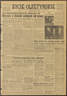 Życie Olsztyńskie : pismo ziemi warmińsko-mazurskiej, 1951, nr 20