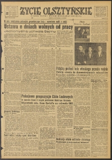 Życie Olsztyńskie : pismo ziemi warmińsko-mazurskiej, 1951, nr 20