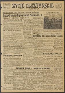 Życie Olsztyńskie : pismo ziemi warmińsko-mazurskiej, 1951, nr 62