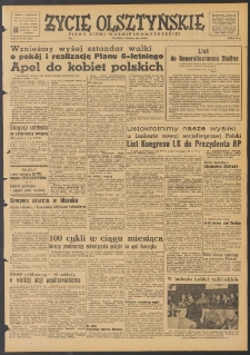 Życie Olsztyńskie : pismo ziemi warmińsko-mazurskiej, 1951, nr 65