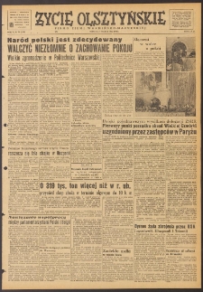 Życie Olsztyńskie : pismo ziemi warmińsko-mazurskiej, 1951, nr 76