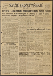 Życie Olsztyńskie : pismo ziemi warmińsko-mazurskiej, 1951, nr 84