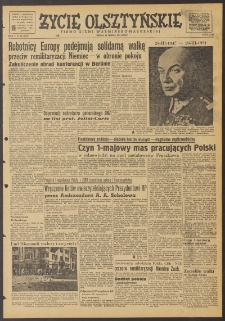 Życie Olsztyńskie : pismo ziemi warmińsko-mazurskiej, 1951, nr 85