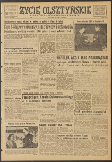Życie Olsztyńskie : pismo ziemi warmińsko-mazurskiej, 1951, nr 86
