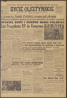 Życie Olsztyńskie : pismo ziemi warmińsko-mazurskiej, 1951, nr 180
