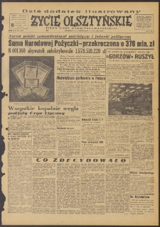 Życie Olsztyńskie : pismo ziemi warmińsko-mazurskiej, 1951, nr 187