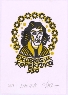 Ekslibris M. Kopernika 550