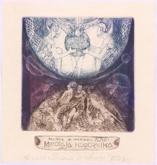 Exlibris in memoriam 550 Mikołaja Kopernika