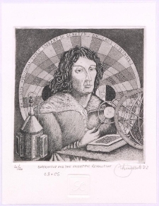 Ex libris Provincial Public Library in Olsztyn Nicolaus Copernicus