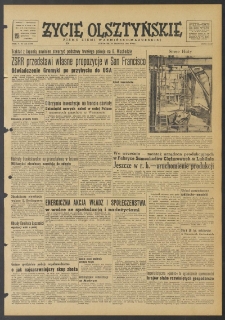 Życie Olsztyńskie : pismo ziemi warmińsko-mazurskiej, 1951, nr 232