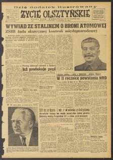 Życie Olsztyńskie : pismo ziemi warmińsko-mazurskiej, 1951, nr 265