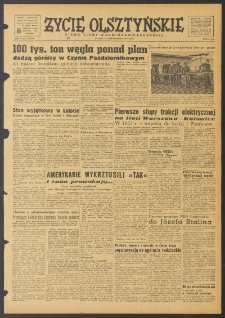 Życie Olsztyńskie : pismo ziemi warmińsko-mazurskiej, 1951, nr 275