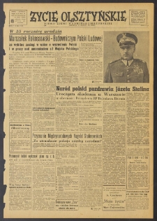 Życie Olsztyńskie : pismo ziemi warmińsko-mazurskiej, 1951, nr 331