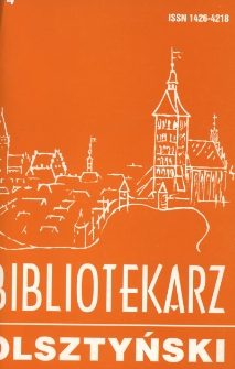 Bibliotekarz Olsztyński 1997, nr 3-4