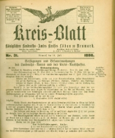 Kreis-Blatt des Königlichen Landraths-Amtes Kreises Löbau. z Neumark, 1886, nr 31