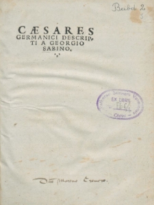 Caesares Germanici descripti