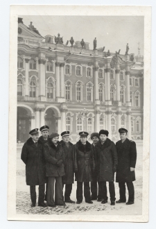 Wycieczka przedstawicieli straży pożarnych do Leningradu, 1979 rok.