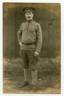 Podoficer piechoty carskiej w obozie jenieckim w Preussisch Holland