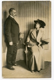 Aktorzy występujący w teatrze obozowym w Pasłęku [3]