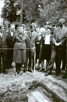 Uroczystość wmurowania kamienia węgielnego pod budowę biblioteki publicznej w Nowym Mieście Lubawskim 2