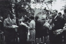 Uroczystość wmurowania kamienia węgielnego pod budowę biblioteki publicznej w Nowym Mieście Lubawskim 11